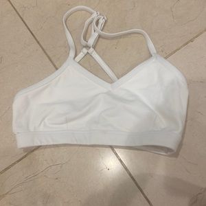 Bombshell white sports bra M
